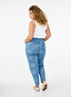 Mille jeans with a floral pattern, Light Blue, Model image number 1