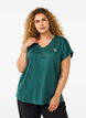 V-neck training t-shirt, Bistro Green, Model image number 0