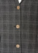 Short blazer with a checked pattern, Dark Grey, Packshot image number 2
