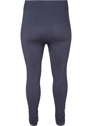 High waisted, textured workout leggings, Odysses Gray, Packshot image number 1