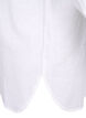Long shirt in linen and cotton, Bright White, Packshot image number 3
