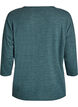 Jersey blouse with 3/4 sleeves, Green, Packshot image number 1