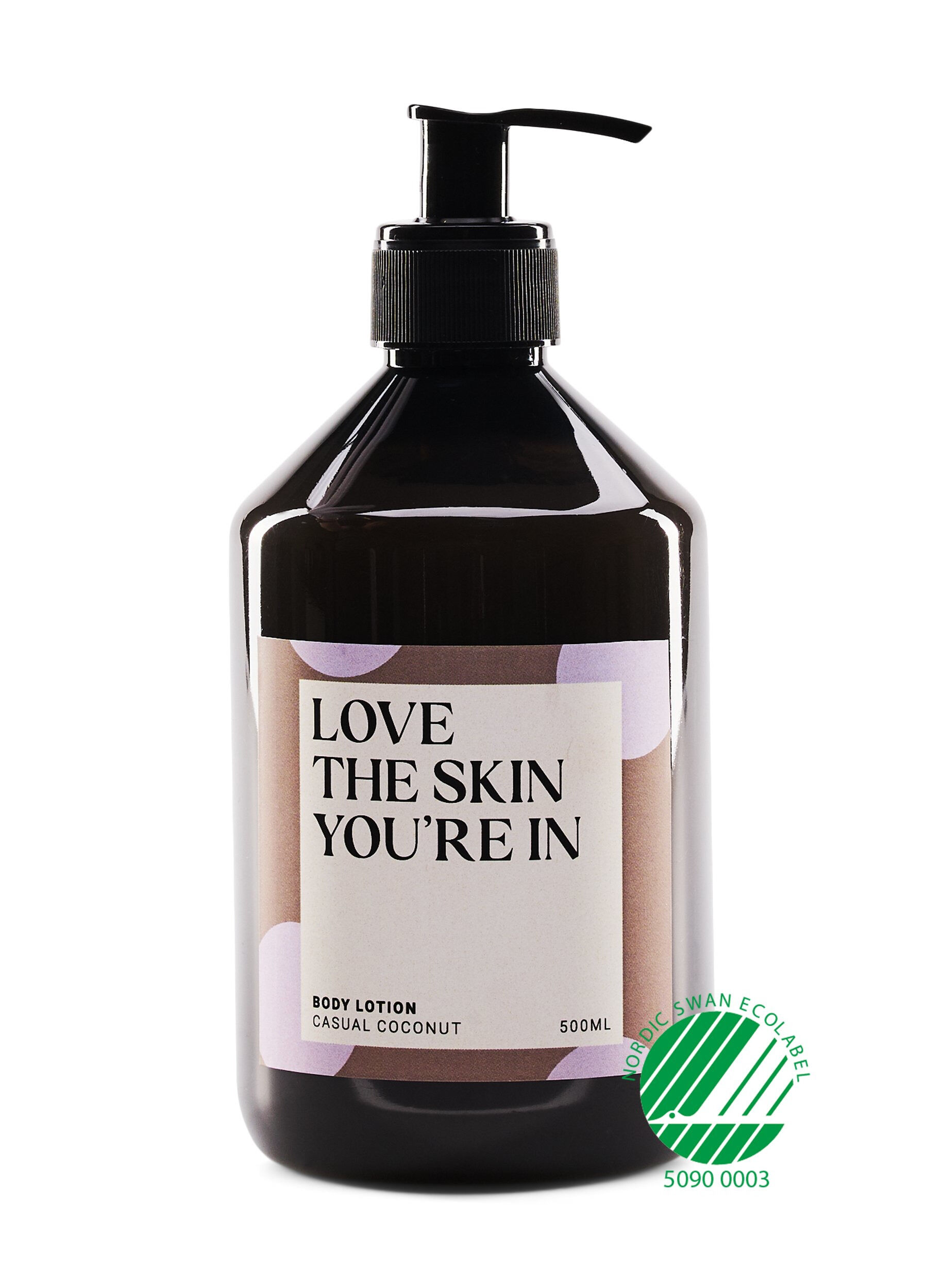 Zizzifashion Nordic Swan Ecolabel Body lotion - Casual Coconut 500 ml, Casual Coconut Dots, Packshot image number 0