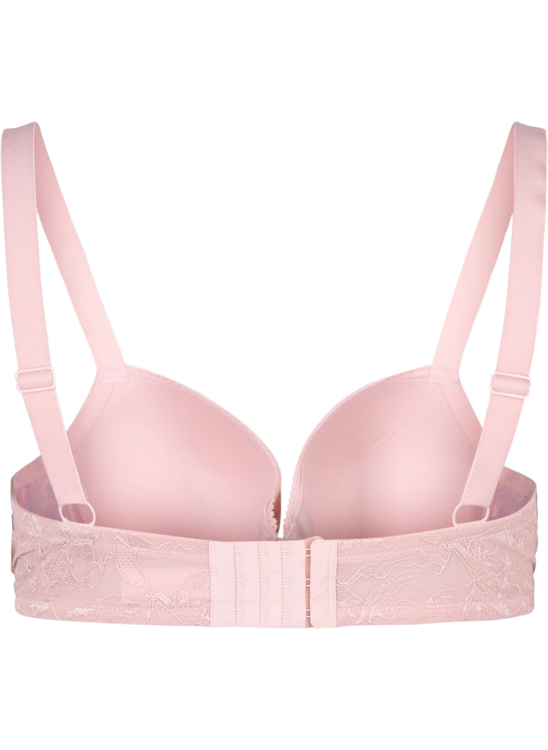 Zizzifashion Lace bra with underwire, Pale Mauve, Packshot image number 1