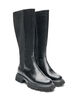 Long boot with rib panels, Black, Packshot image number 1