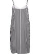 FLASH - Striped strap dress in viscose, Black White Stripe, Packshot image number 1