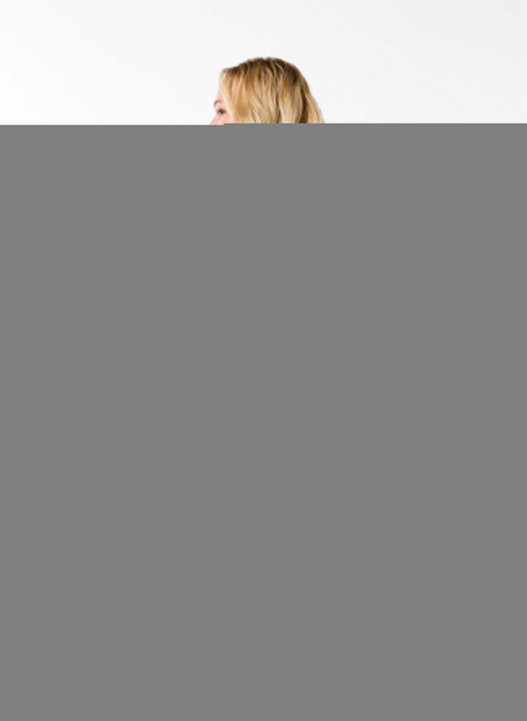 Zizzifashion Morning robe with zipper and hood, Dark Grey, Model image number 2