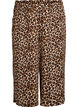 Culotte trousers with print, Brown, Packshot image number 0