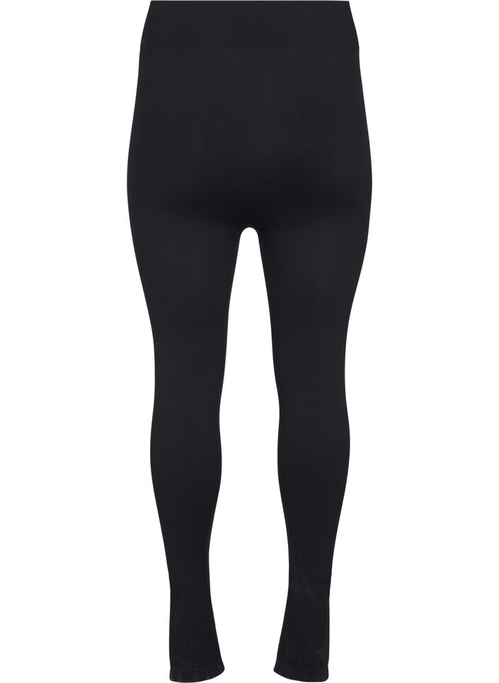 Seamless basic leggings, Black, Packshot image number 1