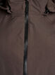 Waterproof winter jacket with detachable hood, Brown, Packshot image number 2