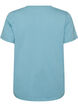 Cotton T-shirt with print, Blue, Packshot image number 1