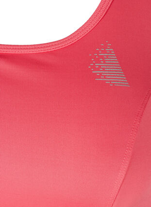 Sports top with a decorative details on the back, Calypso Coral, Packshot image number 2