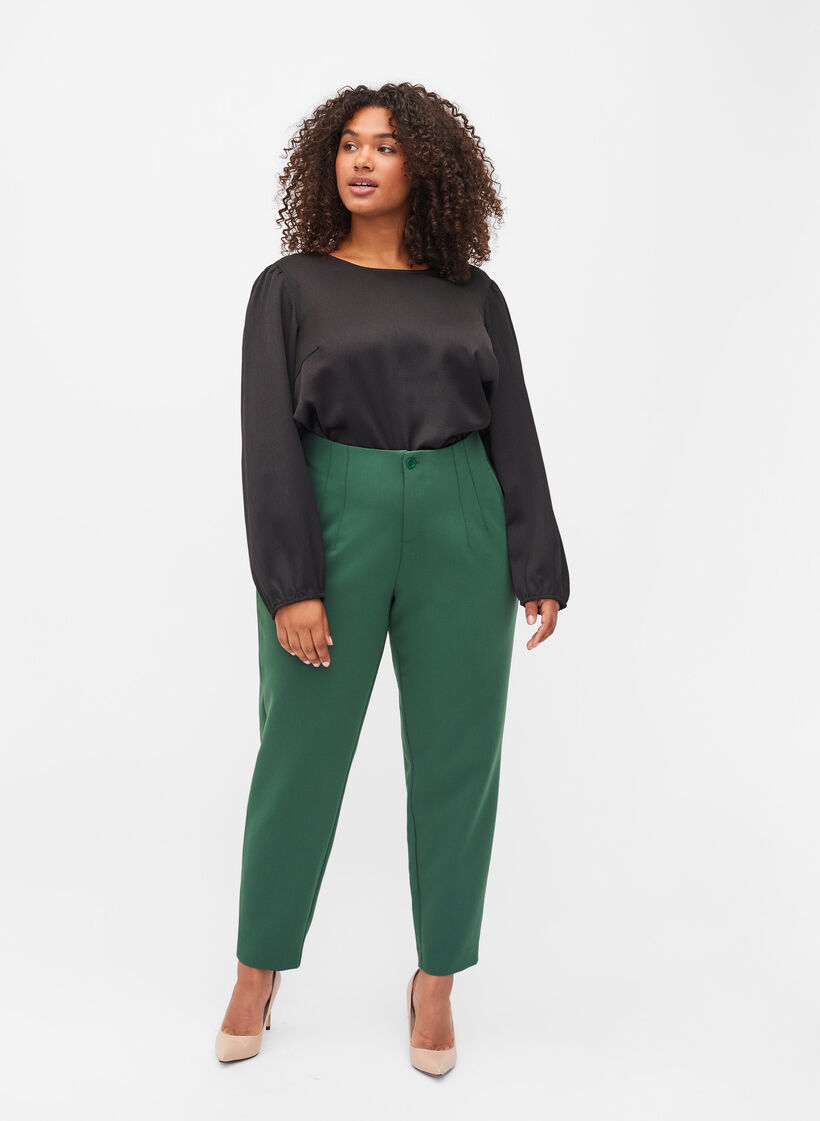 Classic high-waisted trousers, Formal Garden, Model image number 0