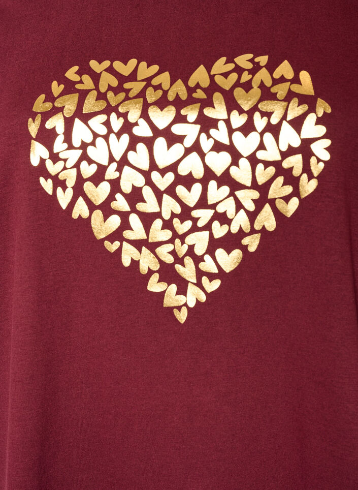 T-shirt with motif, Red, Packshot image number 2