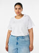 Organic cotton t-shirt with hearts, White, Model image number 0