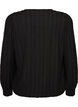 Textured jersey blouse with a balloon silhouette, Black, Packshot image number 1