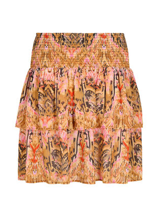 Skirt with smock and print, Colorful Ethnic, Packshot image number 1