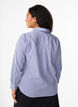 Organic cotton shirt with bead embroidery, Blue, Model image number 2