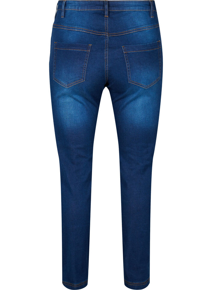 Slim fit Emily jeans with normal waist, Blue, Packshot image number 1
