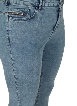 High-waisted Amy jeans with stone wash, Stone Washed, Packshot image number 2