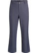 Suit trousers with straight legs and textured pattern, Dark Grey, Packshot image number 0
