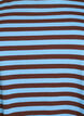 Long striped night T-shirt, Light Blue, Packshot image number 2
