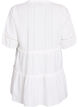 A-shape tunic with ruffles, White, Packshot image number 1