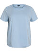 Organic cotton graphic T-shirt, Light Blue, Packshot image number 0
