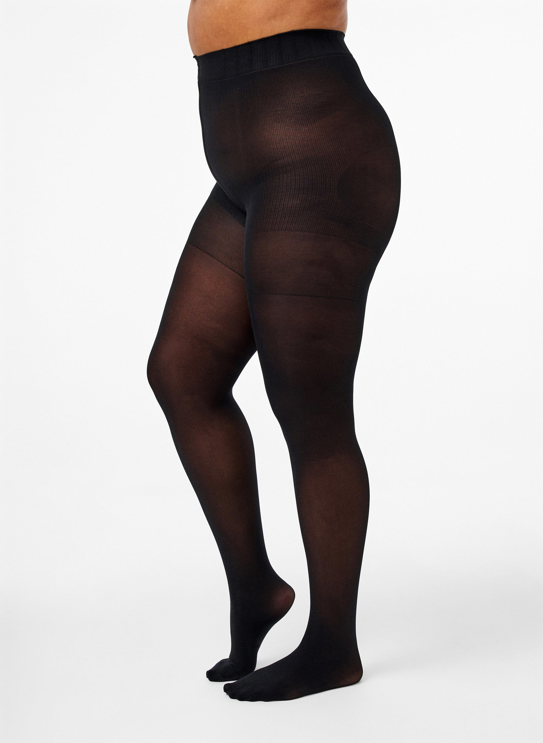 60 denier tights with push up and shaping effect, Black, Model