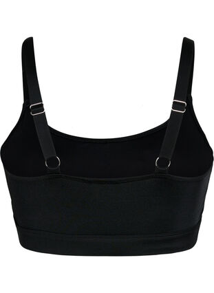 Bikini top with removable inserts, Black, Packshot image number 1