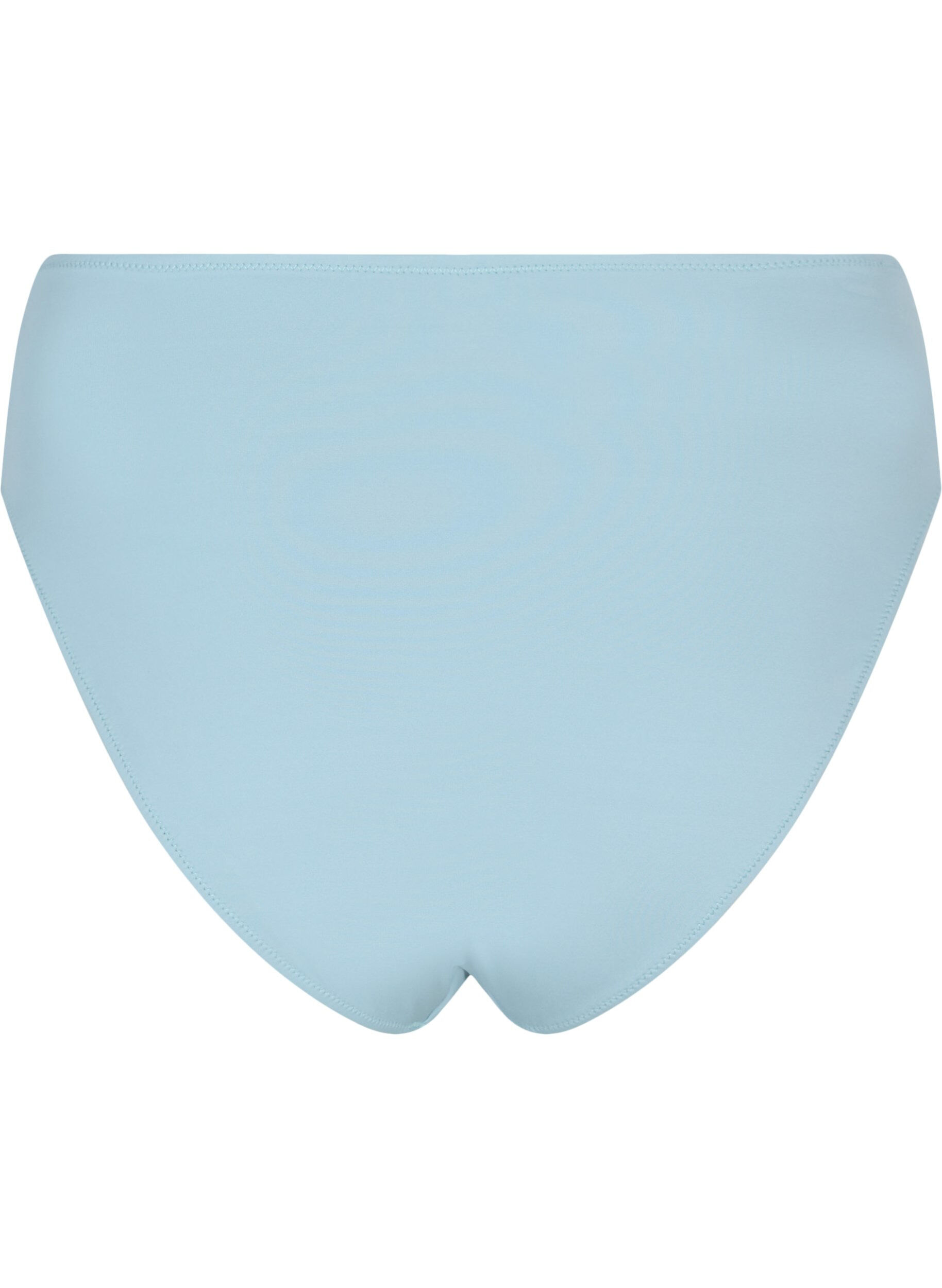 Zizzifashion High-waisted bikini bottoms, Blue, Packshot image number 1