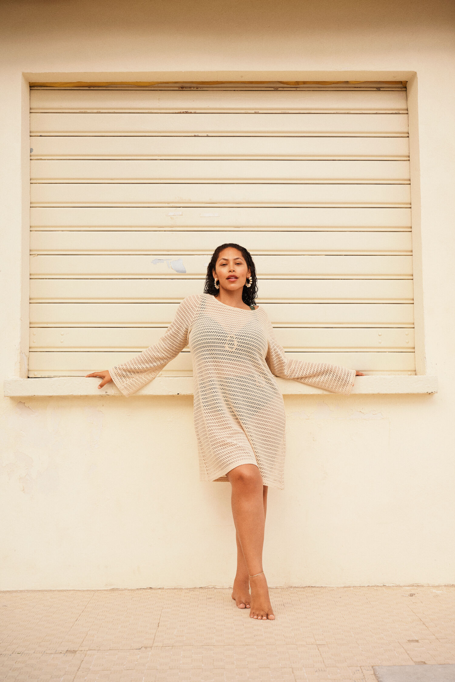 Swimwear with details, , Model