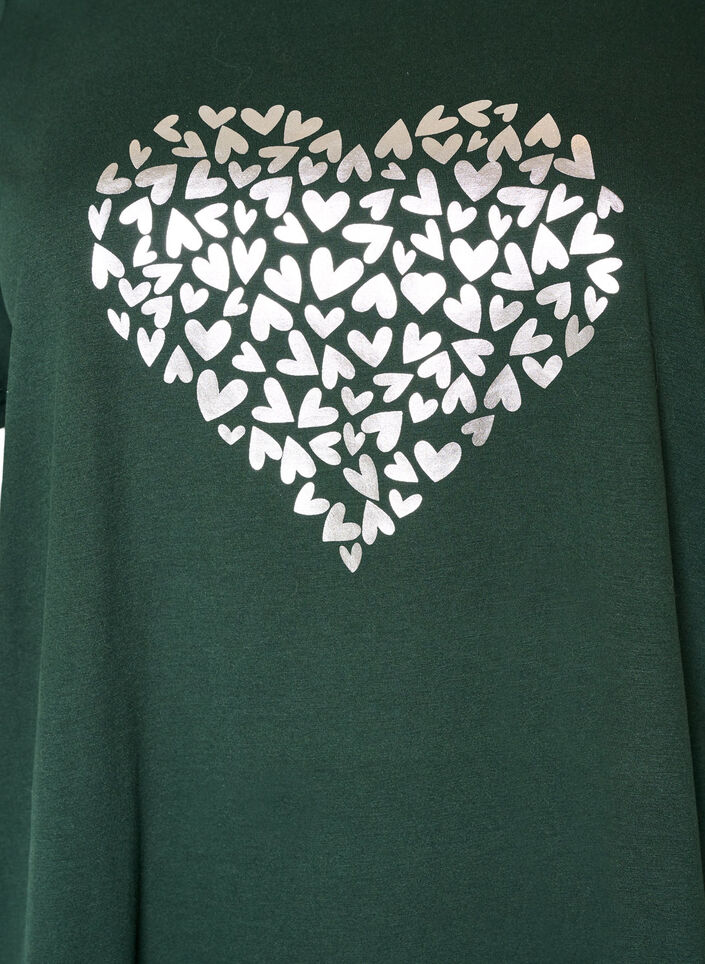 T-shirt with motif, Green, Packshot image number 2
