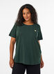 T-shirt with motif, Green, Model image number 0