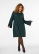 Short sequin dress with an A-line shape, Green, Model image number 1
