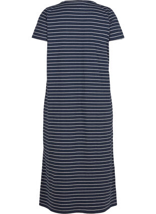 Dress, Mood Indigo and white stripe, Packshot image number 1