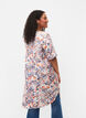 Printed shirt dress with button closure, B.White graphic AOP, Model image number 1
