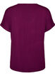 Basic V-neck T-shirt in viscose, Purple, Packshot image number 1