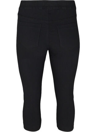 Close-fitting cropped trousers, Black, Packshot image number 1