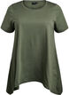 T-shirt with a round neck and A-line shape, Green, Packshot image number 0