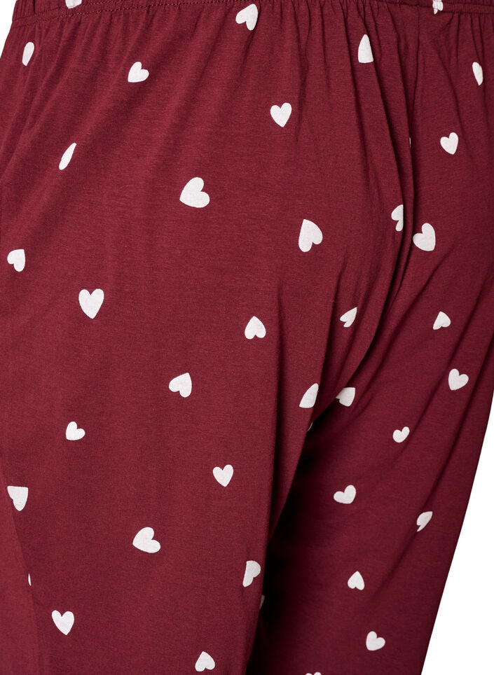 Printed pyjama bottoms, Red, Packshot image number 3