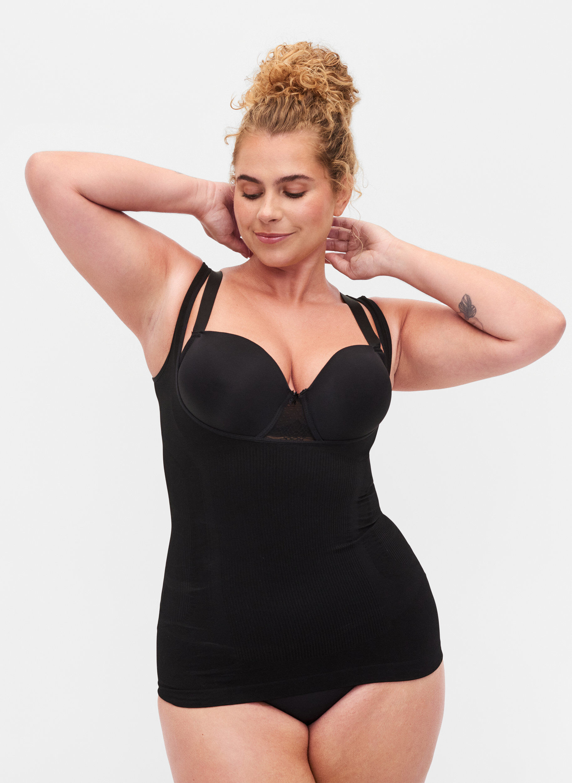 Shapewear torsette, Black, Model