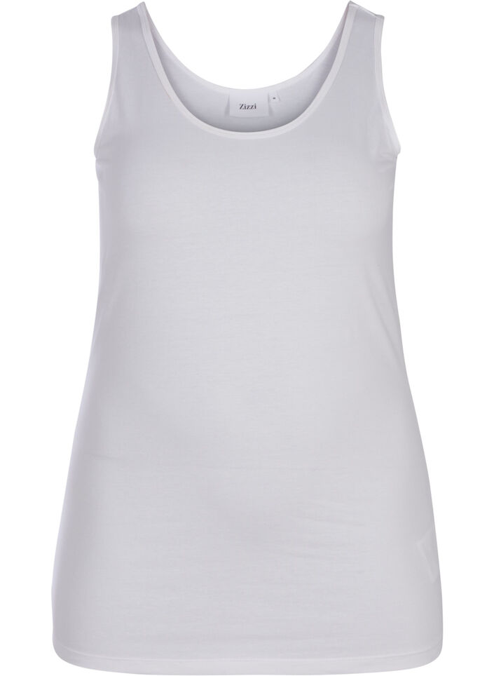 Basic top, White, Packshot image number 0
