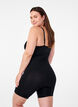 Shapewear bodysuit with opening at the bottom, Black, Model image number 1
