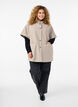 Cape jacket in a wool-look with short sleeves, Simply Taupe Mel., Model image number 2