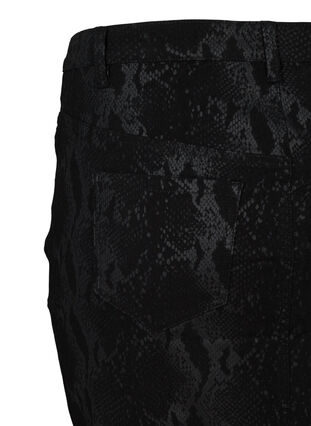 Close-fitting patterned skirt, Black Snake, Packshot image number 2