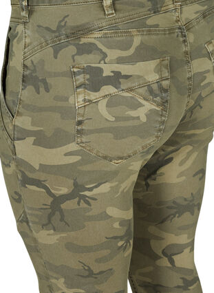 Close-fitting trousers with camouflage print, Camouflage, Packshot image number 3