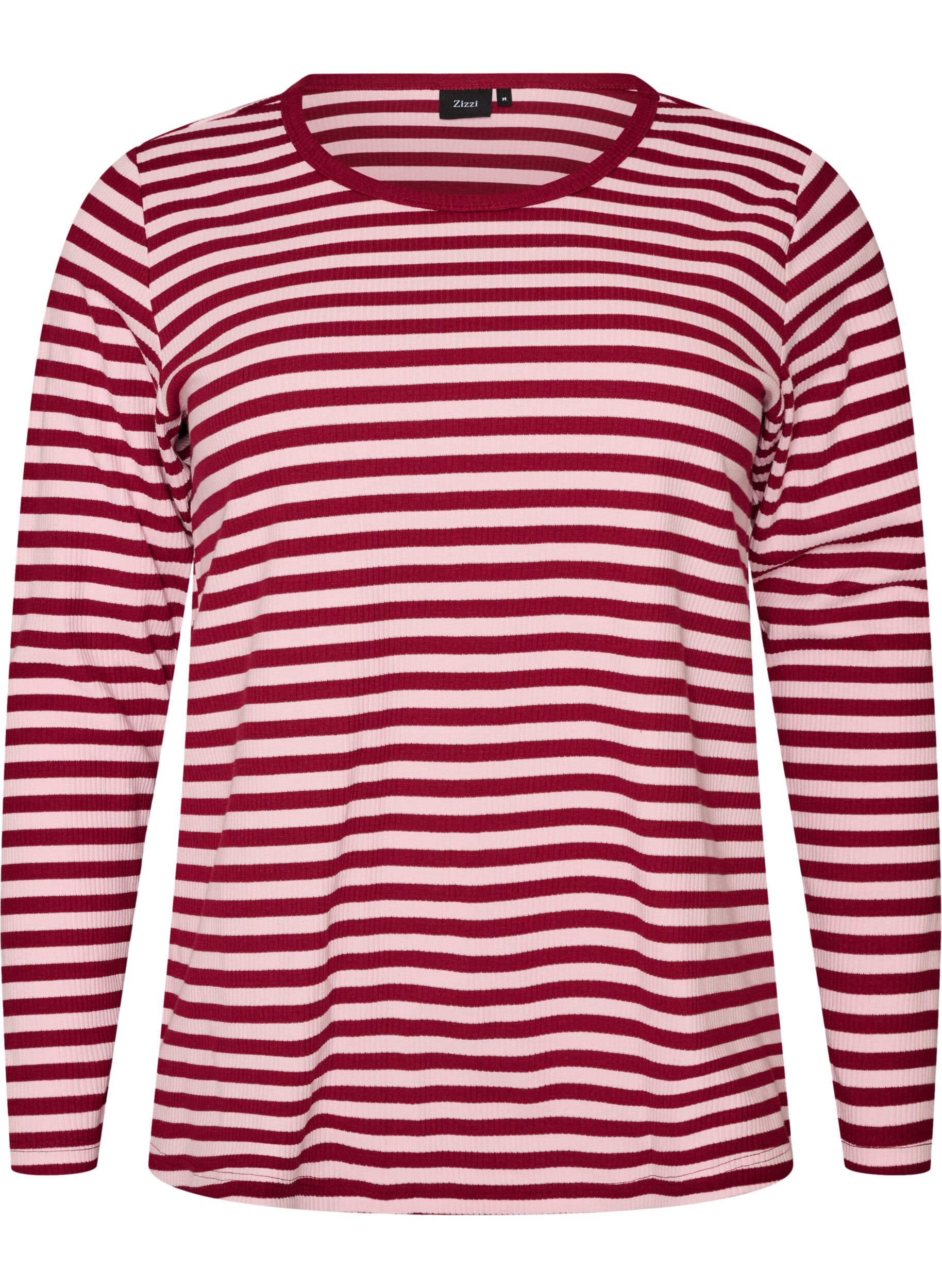 Striped blouse with long sleeves