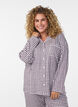 Cotton pyjama shirt with chest pocket, Red, Model image number 0