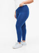 Basic viscose leggings, Blue, Model image number 0